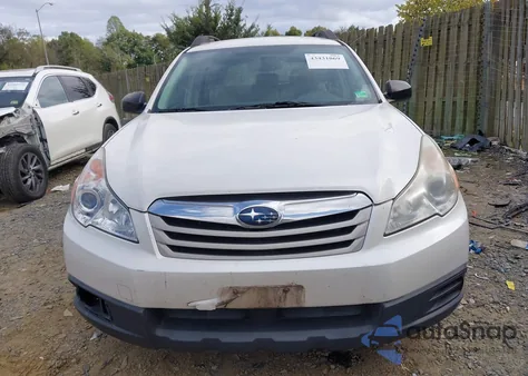 2010 Subaru Outback 2.5I z USA, uszkodzony, nr VIN 4S4BRCAC0A3311139